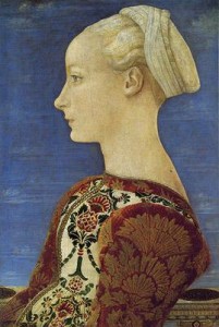 Piero del Pollaiolo Ritratto di donna di profilo ©Berlino, Staatliche Museen, Preußischer Kulturbesitz, Gemäldegalerie