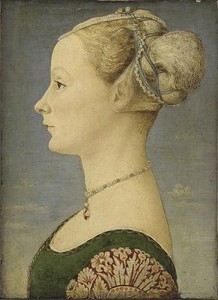 Piero del Pollaiolo Ritratto di donna di profilo ©Milano, Museo Poldi Pezzoli