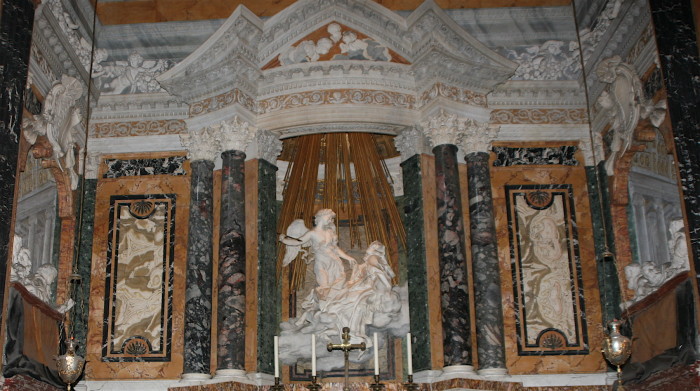 Bernini, Cappella Cornaro,Santa_Maria della Vittoria, Roma