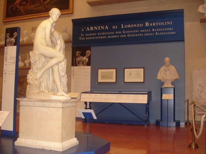 Lorenzo Bartolini, Arnina mostra Galleria dell'accademia firenze