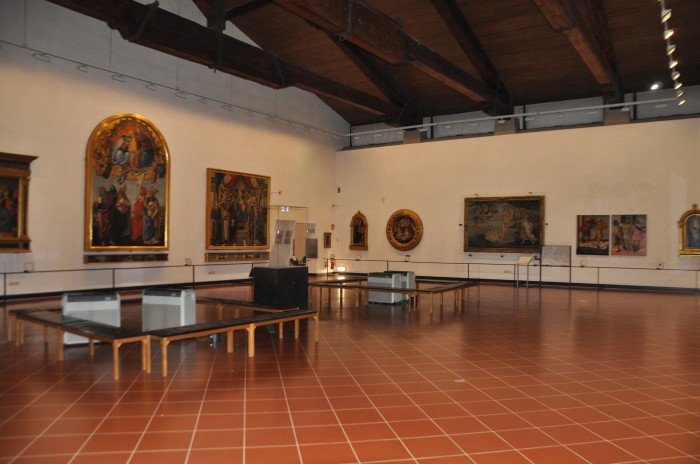 Uffizi Sala Botticelli con Venere