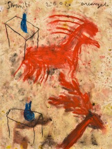 Arcangelo Sanniti, 2002 Disegno su carta, cm 32x24
