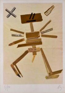 Enrico Baj (Courtesy: Fondazione Giò Marconi)
Senza titolo, 1980
Tecnica mista e collage, cm 100x70
Multiplo, 90 esemplari